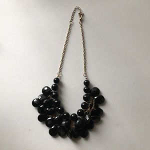 Black and Gold Statement Necklace